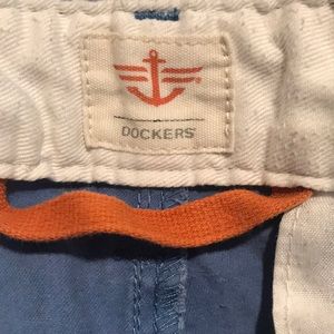 Blue men’s Dockers shorts